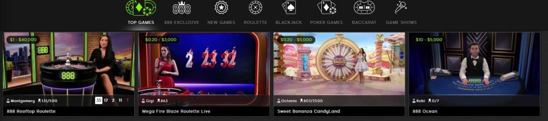 online 888 casino review