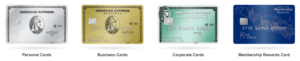 American Express Casino Card types