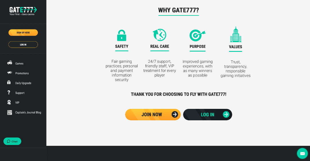 Why Gate777 Casino