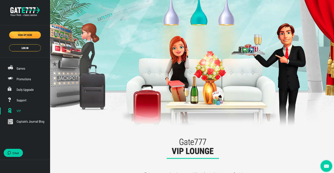 Gate777 Casino VIP Lounge