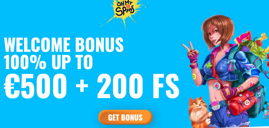 OhMySpins Casino Welcome Bonus