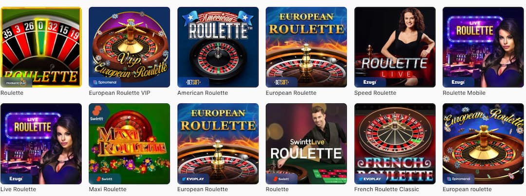 Ice Casino Roulette games