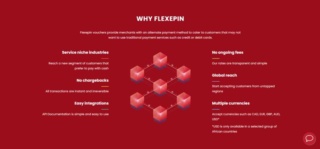 FlexePin Casinos - Screenshot from website